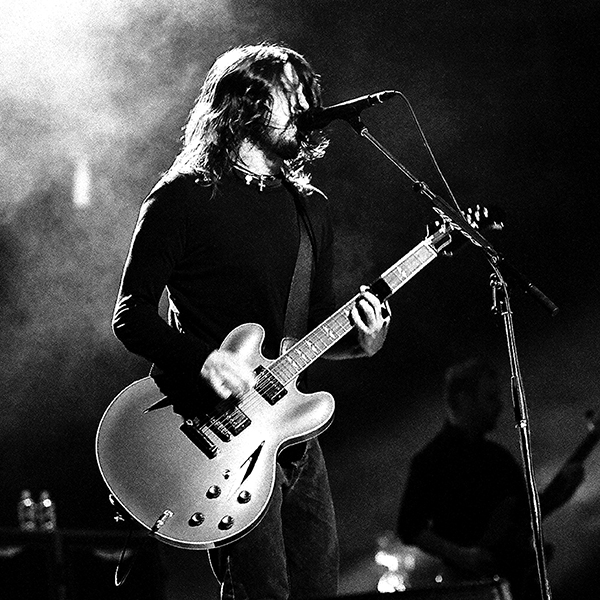 David Grohl of the Foo Fighters performs in Canada March 2008